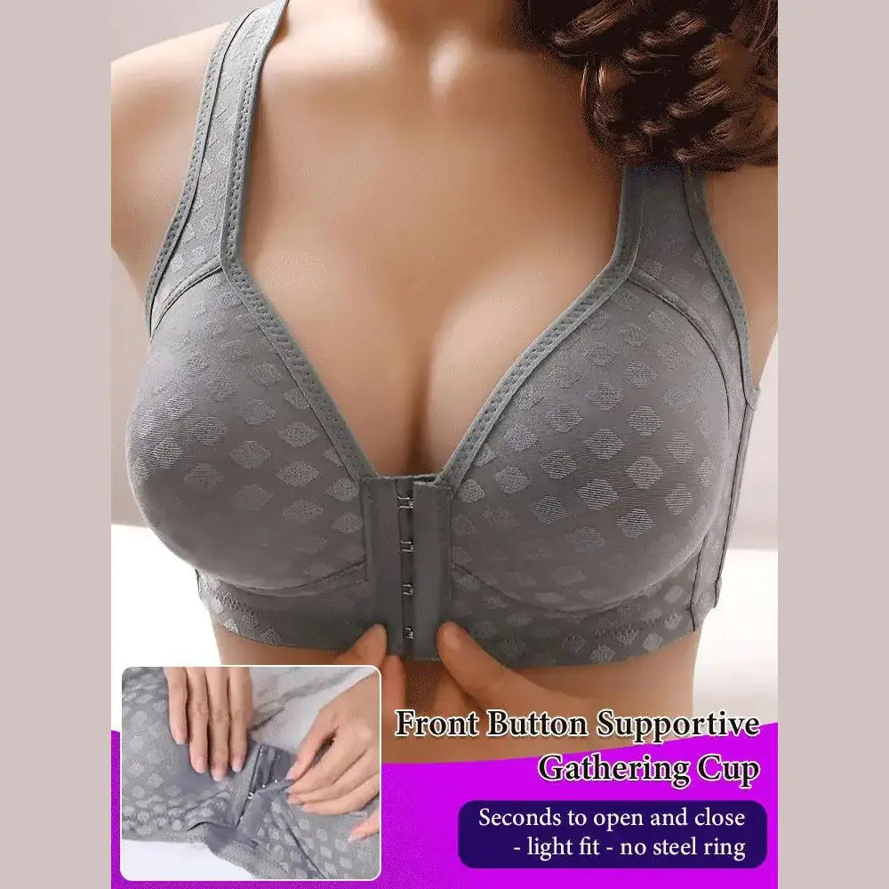 PREMIUM QUALITY FRONT BUTTON GATHERING PACK OF 3 BRA – SHOP INDIAN CART